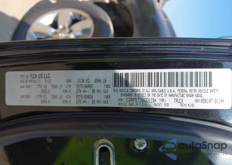 2016 Ram 1500 Big Horn z USA, uszkodzony, nr VIN 1C6RR7LT1GS331154